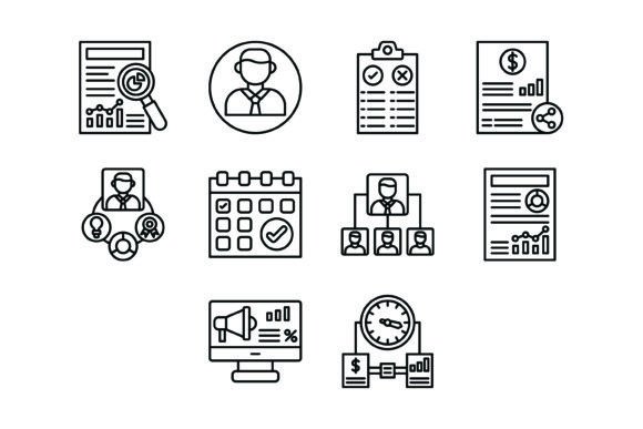 A Practical Review of the 10 Project Management Line Icons Bundle