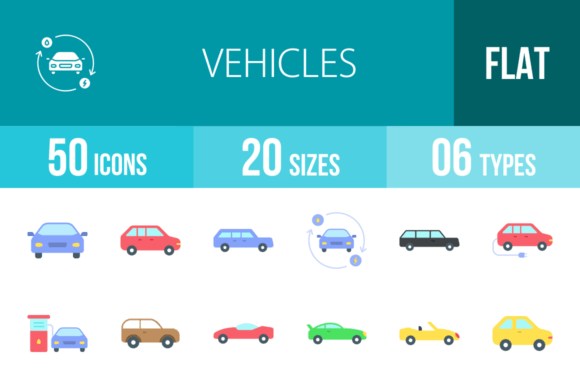 From Dashboard to Delivery: Practical Uses for 50 Vehicles Flat Icons