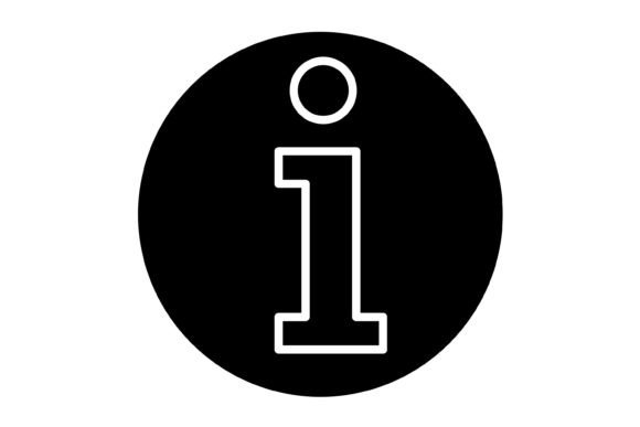 Info Glyph Icon: Versatile Design for Modern Creators