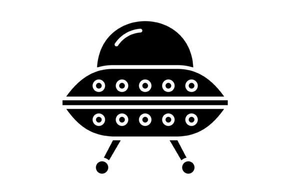 Sci Fi Glyph Icon: Streamlining Futuristic Visuals