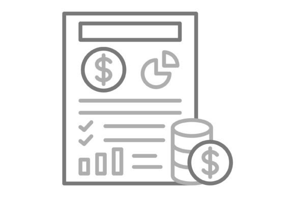 Strategic Application of Financial Greyscale Line Icons for Professional Results
