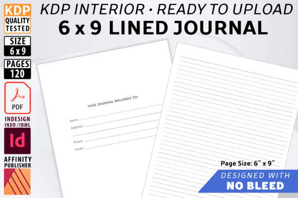 Streamlining Your Publishing Workflow with the 6 x 9 Lined Journal - No Bleed