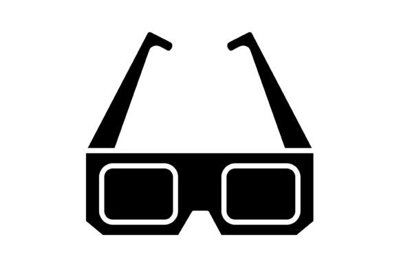 Streamlining Your Visual Communication with the 3D Glasses Glyph Icon