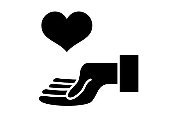 The Give Heart Glyph Icon: A Modern Essential for Creative Projects
