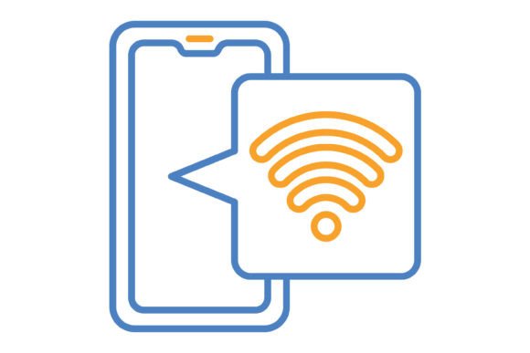 Visual Clarity: Why the Wifi Blue Orange Line Icon is a Smart Choice for Your Next Project